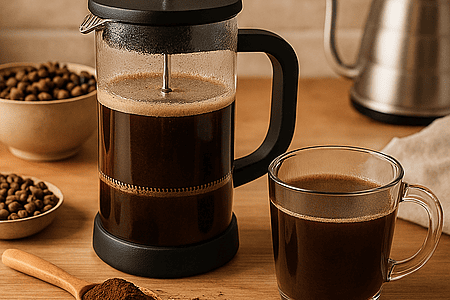 How to Use a French Press to Brew Coffee at Home