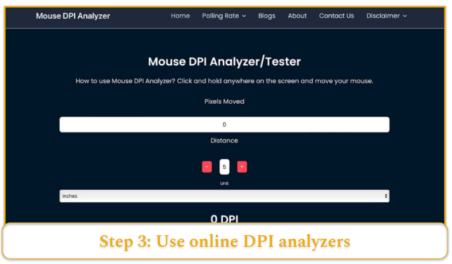 How to Check Mice DPI