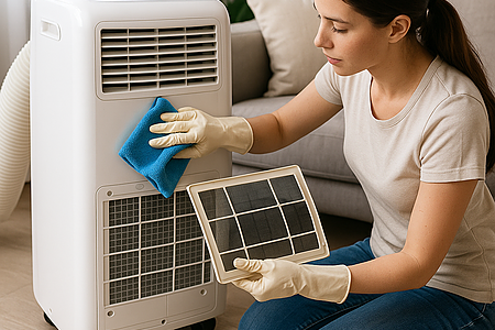 How to Clean a Portable Air Conditioner (Step by Step)