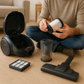 Dépannage d'un aspirateur