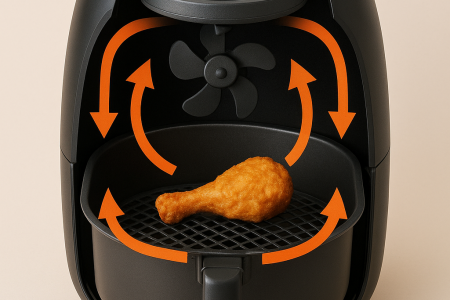 Wie funktioniert eine Heißluftfritteuse: Die Komplettanleitung