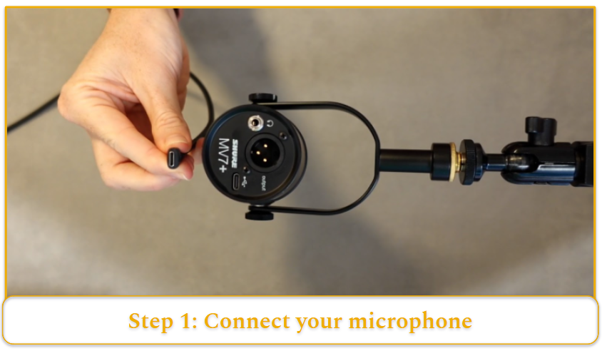 How to Set Up a Microphone