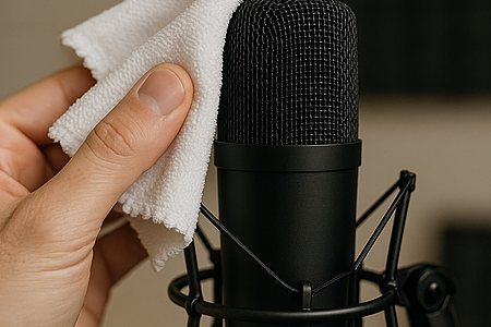How to Clean a Microphone (Sanitizing and Disinfecting for Different Mic Types)