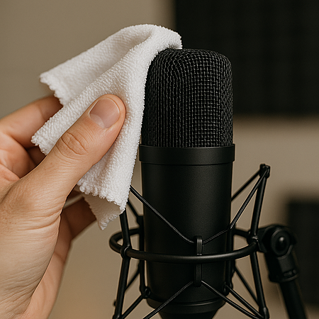How to Clean a Microphone (Sanitizing and Disinfecting for Different Mic Types)