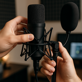 How to Set Up a Microphone (Positioning, Professional Setup, & More)