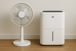 Ventilateurs vs. déshumidificateurs
