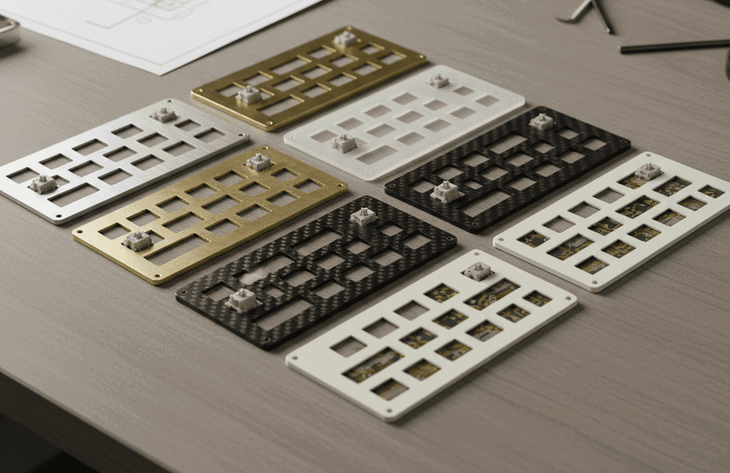 Guide To Mechanical Keyboard Plate Materials