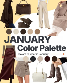 January Colors Moodboard