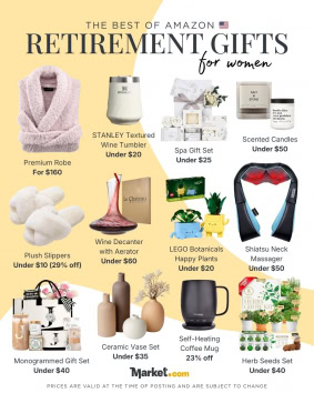 Retirement Gifts for Women