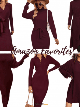Amazon Favorites Burgundy