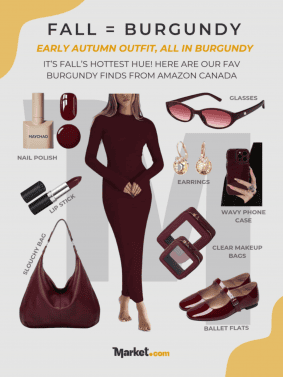 Autumn Drips in Burgundy