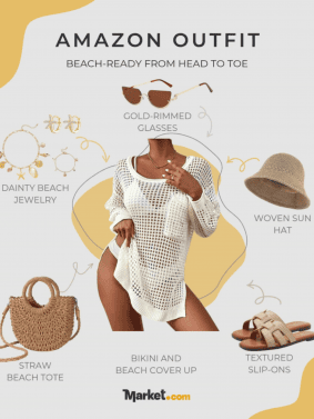 Beach-ready from head to toe