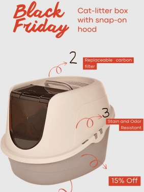 Cat Litter Box (Black Friday Deal)
