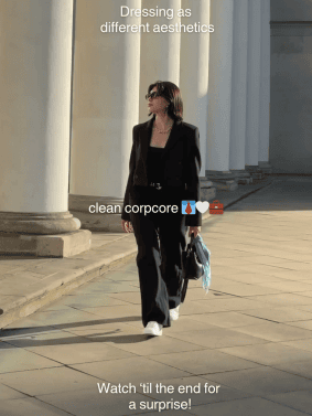 Dressing as different aesthetics