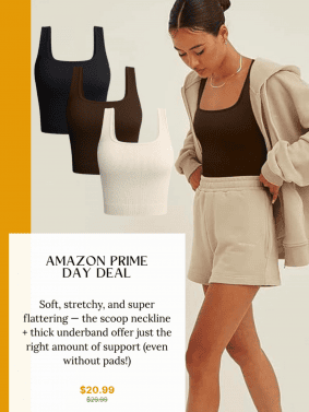 OQQ Womens 3 Piece Tank Tops