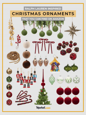 Ralph-Lauren Inspired Christmas Ornaments