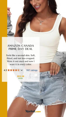 RIROW Womens Sleeveless Fitted Tank Top