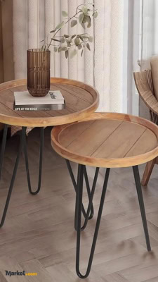 Round Nesting Coffee Table