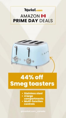 Smeg 50s Style Retro Aesthetic 4 Slice Toaster