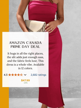 Strapless Maxi Dress – Prime Day Steal!