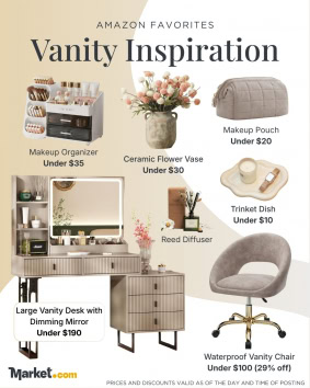 Amazon Vanity Inspiration
