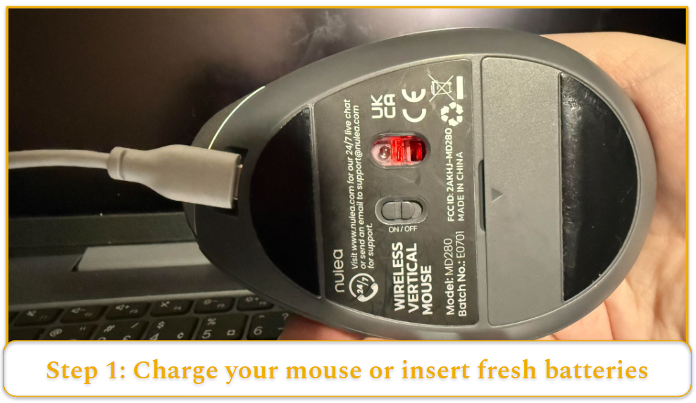 [MK] Draft: How to Connect a Wireless Mouse
