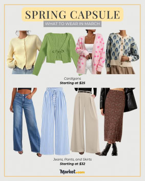 What to wear in March