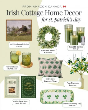 Irish Cottage Home Decor for St Patrick's Day