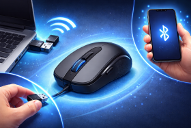 How to Connect a Wireless Mouse (USB or Bluetooth)