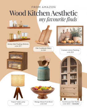 Wood Kitchen Aesthetic