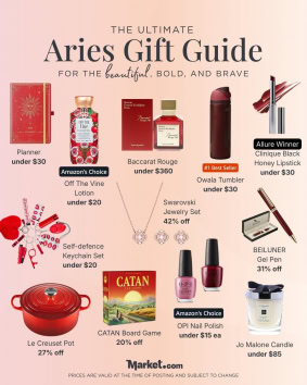 Aries Gift Guide