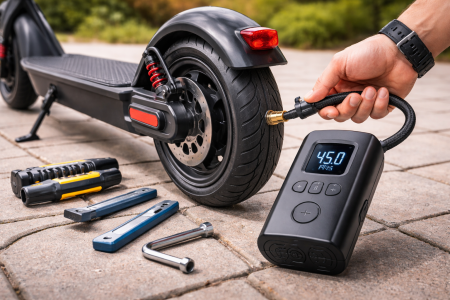 How To Inflate an Electric Scooter Tire: Step-By-Step