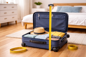 How To Measure a Suitcase (Carry-On & Checked Size Guide)