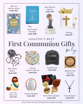 First Communion Gifts for Boys