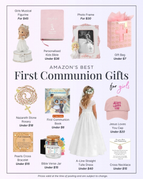 First Communion Gifts for Girls